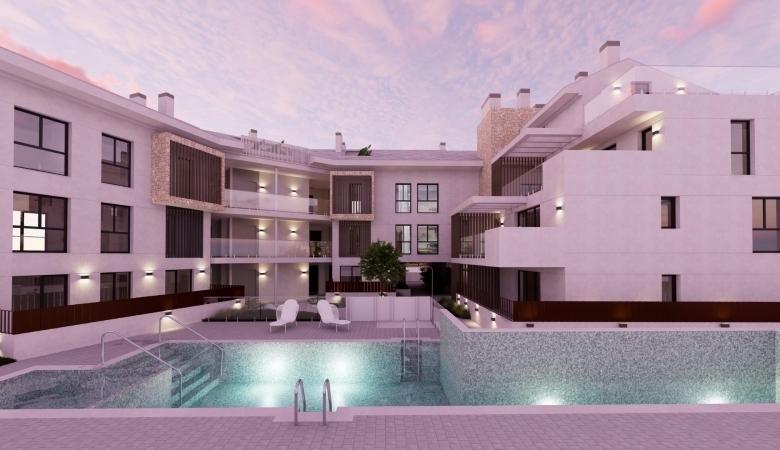 Apartamento moderno de 3 dormitorios a solo 100 metros del mar a la venta en Jávea(Alicante)