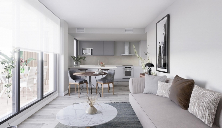 Apartamento moderno de 3 dormitorios a solo 100 metros del mar a la venta en Jávea(Alicante)