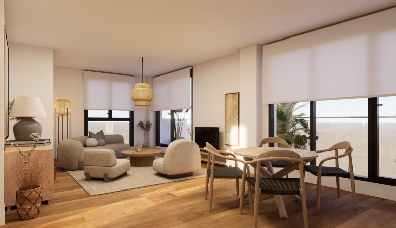 Apartamento moderno de 3 dormitorios a solo 100 metros del mar a la venta en Jávea(Alicante)