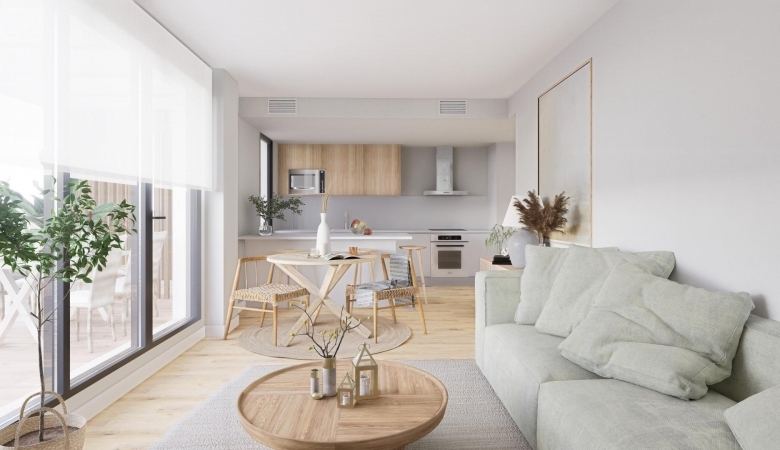 Apartamento moderno de 3 dormitorios a solo 100 metros del mar a la venta en Jávea(Alicante)