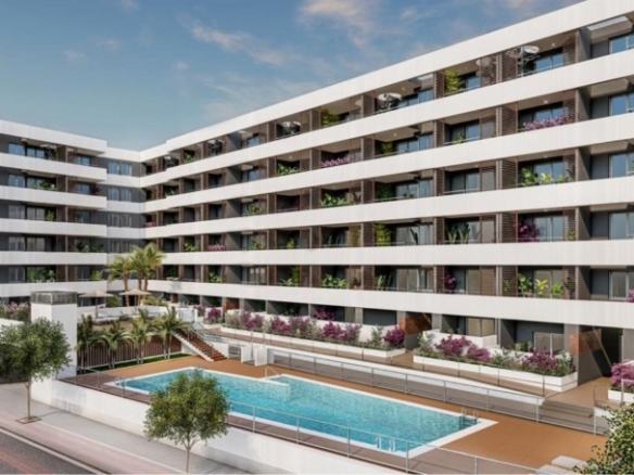 Moderno apartamento de 3 dormitorios a 300 metros de la playa en Águilas (Murcia).
