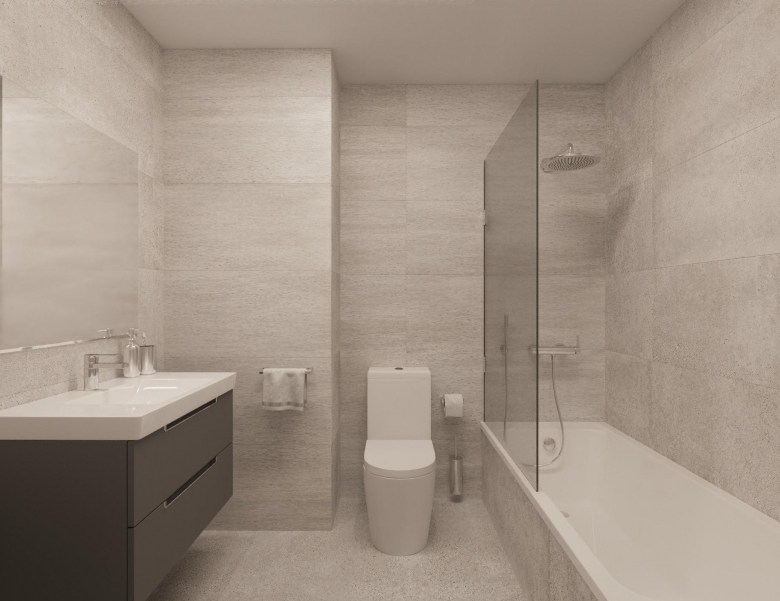 Moderno apartamento de 3 dormitorios a 300 metros de la playa en Águilas (Murcia).