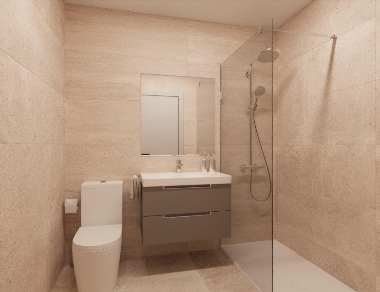 Moderno apartamento de 3 dormitorios a 300 metros de la playa en Águilas (Murcia).