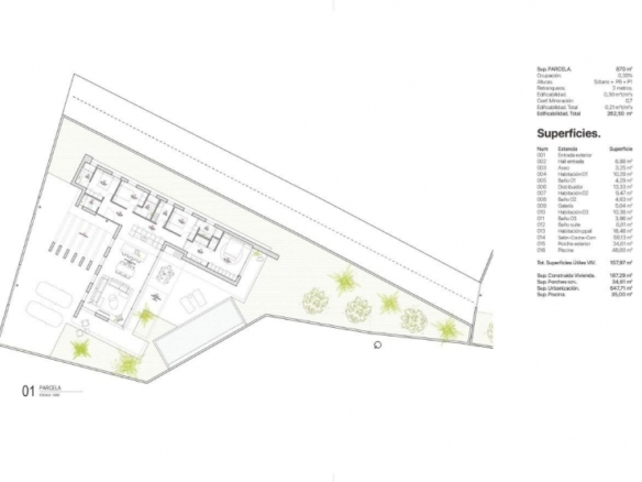 Exclusiva villa en una sola planta de 4 dormitorios junto a la Marquesa Golf(Ciudad Quesada)