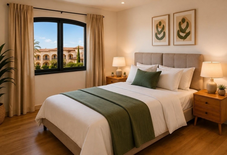 Ático turístico nuevo de 1 dormitorio a tan solo 250 metros de la playa en Los Alcázares