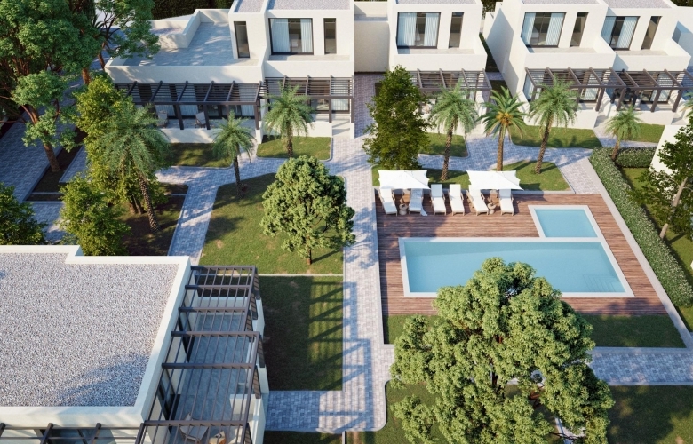 Villa pareada de 3 dormitorios de nueva construcción con licencia turística en el exclusivo complejo La Manga Club(Murcia)
