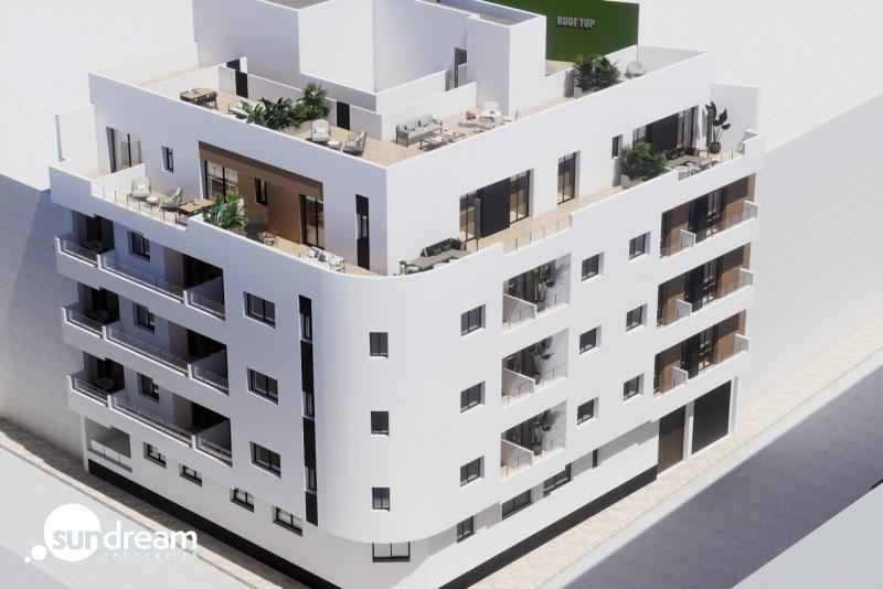 g_43465-39-12 Apartamento de 2 dormitorios de nueva construcción cerca de la playa en el centro de Torrevieja