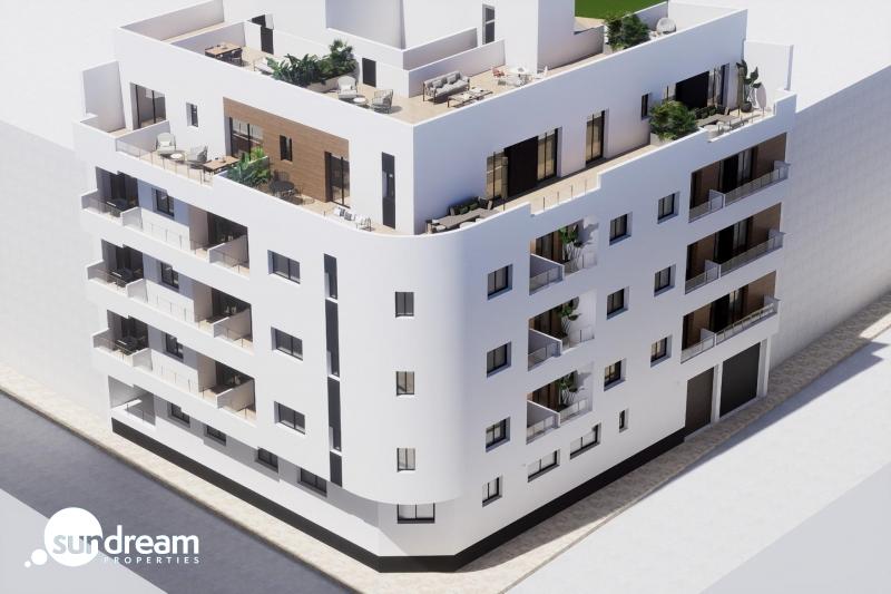g_43471-39-3 Ático de 1 dormitorio de nueva construcción a 800m de la playa a la venta en Torrevieja