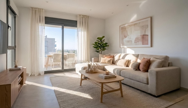Apartamento en planta baja de nueva construcción con 1 dormitorio a la venta en Benijófar(Alicante)
