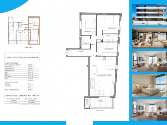 Ático de 3 dormitorios de nueva construcción a la venta en Benijófar(Alicante)