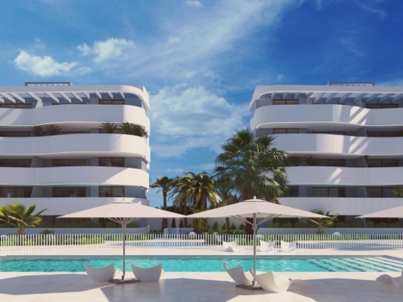 Apartamento de 2 dormitorios de nueva construcción a la venta en El Raso(Guradamar del Segura)