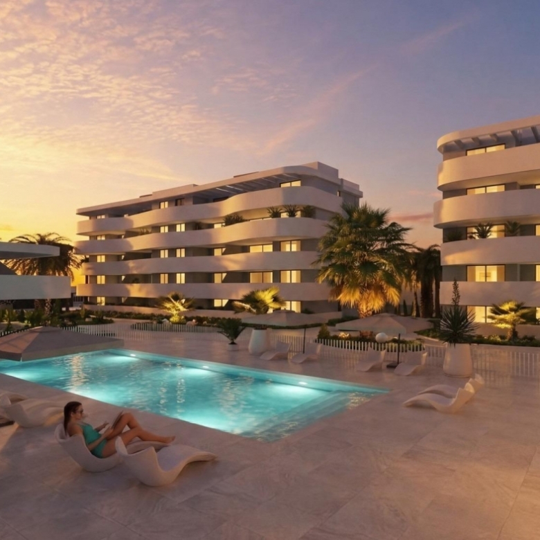 Apartamento de 2 dormitorios de nueva construcción a la venta en El Raso(Guradamar del Segura)