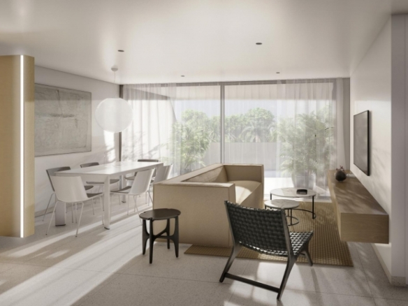 Ático de 2 dormitorios de nueva construcción con gran solarium a la venta en El Raso(Guardamar del Segura)