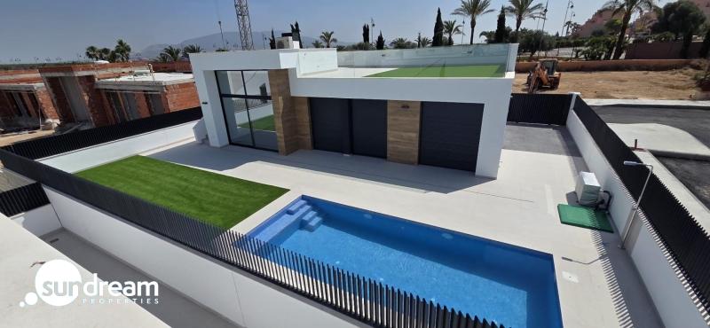 g_43497-9-7 Villa en una sola planta con 3 dormitorios y piscina privada en Condado de Alhama Golf Resort(Murcia)