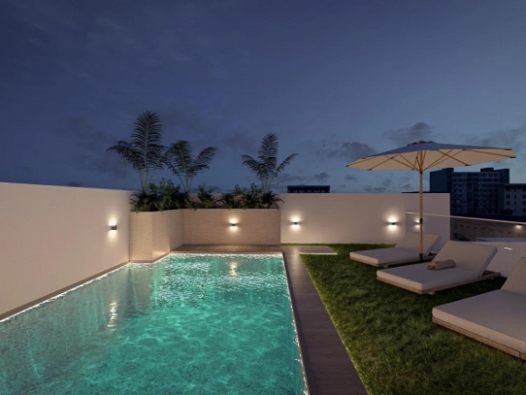 Apartamento de 1 dormitorio a 800m de la playa y el paseo marítimo en Torrevieja(Alicante)