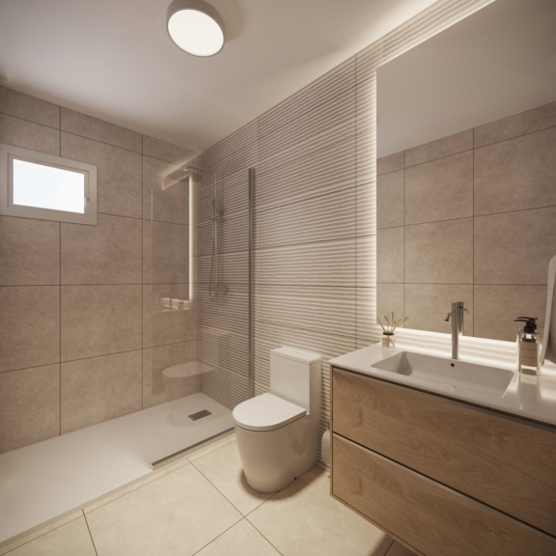 Apartamento de 1 dormitorio a 800m de la playa y el paseo marítimo en Torrevieja(Alicante)