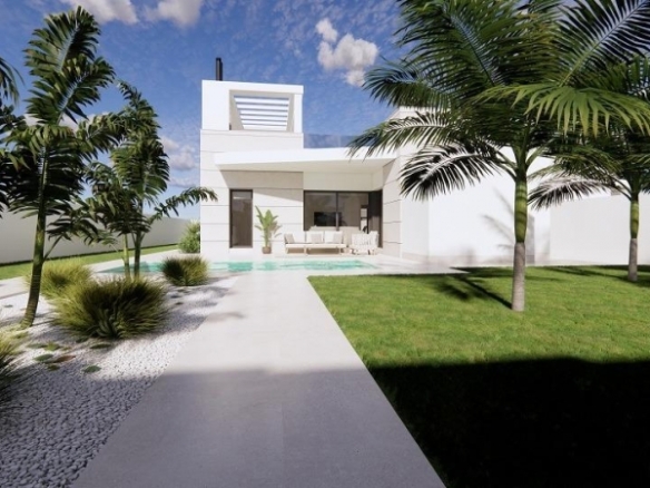 Villa de nueva construcción con 3 dormitorios y piscina privada en San Luis, Torrevieja