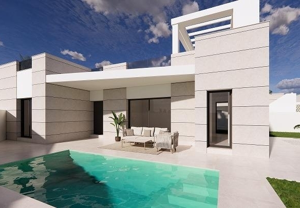 Villa de nueva construcción con 3 dormitorios y piscina privada en San Luis, Torrevieja