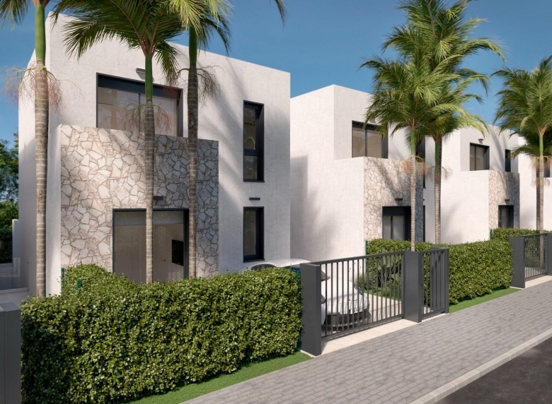 Villa de 3 dormitorios con piscina privada en Santa Rosalia Lake and Life Resort, Murcia