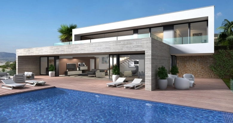 Villa de lujo de 3 dormitorios con piscina privada y vistas panorámicas al mar y a la venta en Cumbre del Sol- Benitachell