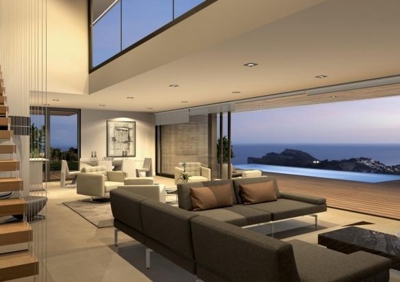 Villa de lujo de 3 dormitorios con piscina privada y vistas panorámicas al mar y  a la venta en Cumbre del Sol- Benitachell