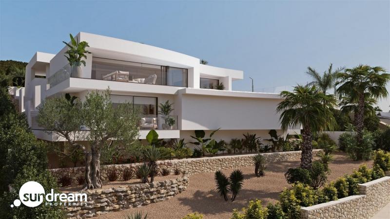 g_43601-21-16 Villa de lujo de nueva construcción con 4 dormitorios y vistas panorámicas al mar en venta en Cumbre del Sol