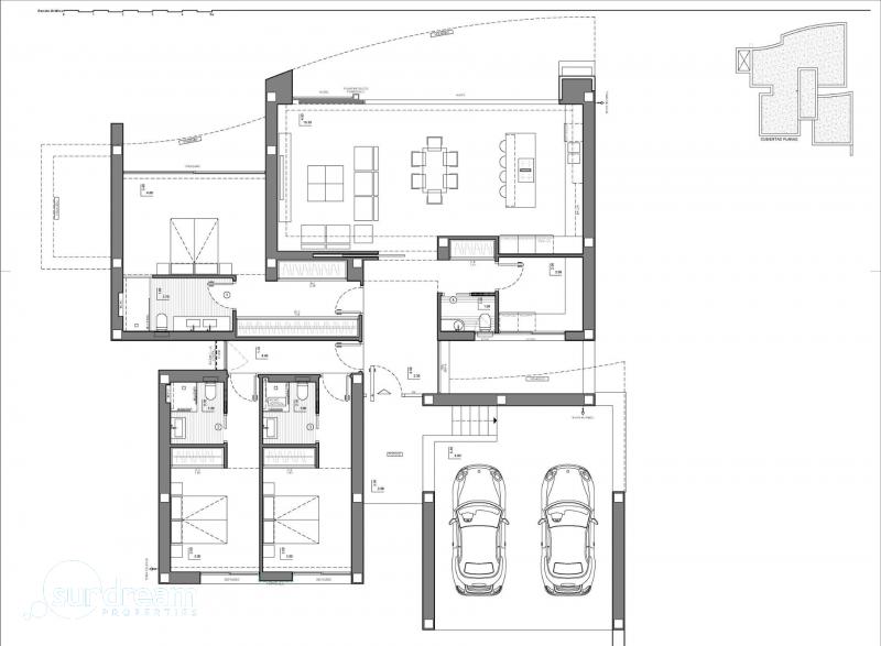 Villa de lujo de nueva construcción con 4 dormitorios y vistas panorámicas al mar en venta en Cumbre del Sol