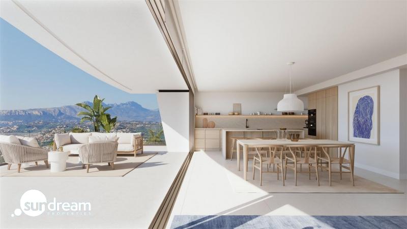 g_43601-21-3 Villa de lujo de nueva construcción con 4 dormitorios y vistas panorámicas al mar en venta en Cumbre del Sol