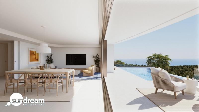 Villa de lujo de nueva construcción con 4 dormitorios y vistas panorámicas al mar en venta en Cumbre del Sol