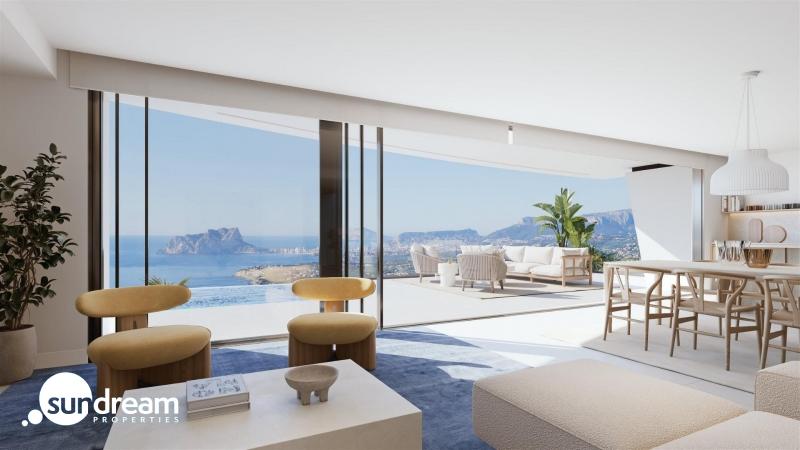 Villa de lujo de nueva construcción con 4 dormitorios y vistas panorámicas al mar en venta en Cumbre del Sol