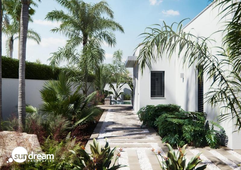 g_43608-6-19 Villa de una planta con 3 dormitorios y piscina privada en San Javier