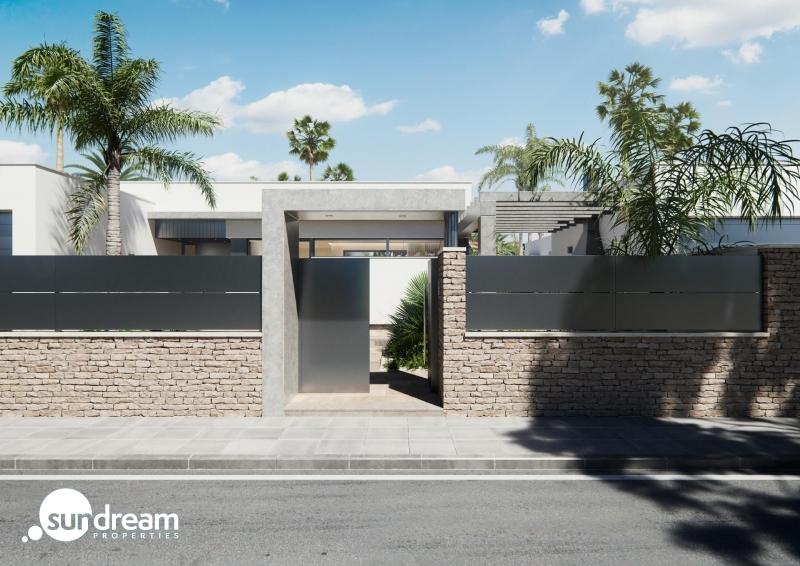 g_43608-6-23 Villa de una planta con 3 dormitorios y piscina privada en San Javier