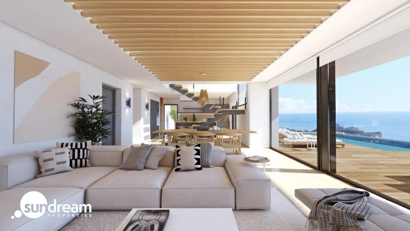 Villa de lujo de 3 dormitorios con piscina privada y vistas panorámicas al mar a la venta en Cumbre del Sol(Alicante)