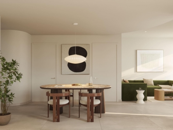 Villa de estilo ibicenco con 3 dormitorios y piscina privada en La Finca Golf, Algorfa(Alicante)
