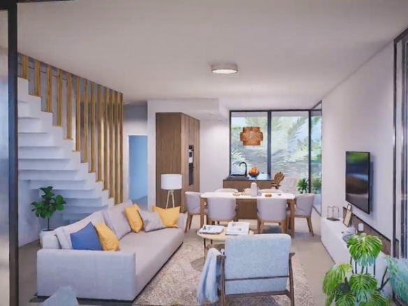Ático de 3 dormitorios con amplia terraza y solarium en Mar de Cristal(Cartagena)