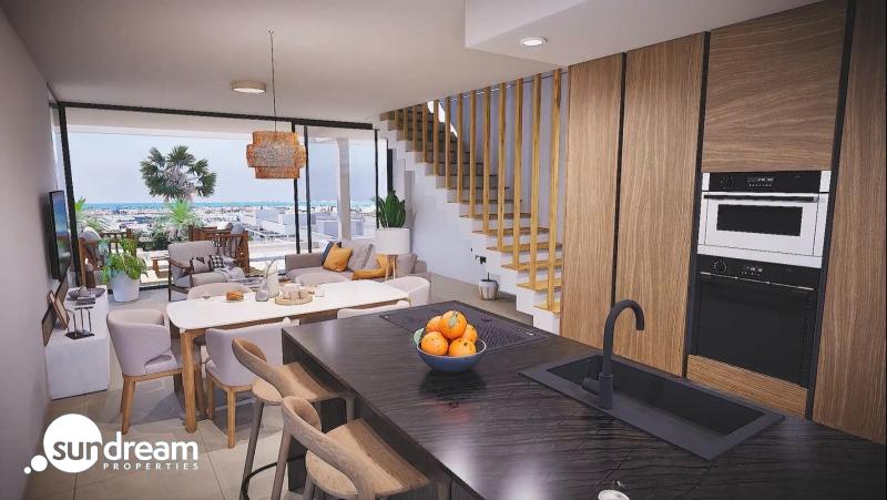 Ático de 3 dormitorios con amplia terraza y solarium en Mar de Cristal(Cartagena)