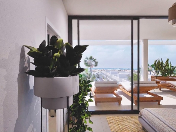 Ático de 3 dormitorios con amplia terraza y solarium en Mar de Cristal(Cartagena)