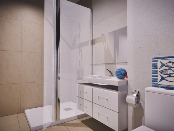 Apartamento de nueva construcción de 2 dormitorios a la venta en Mar de Cristal(Cartagena)