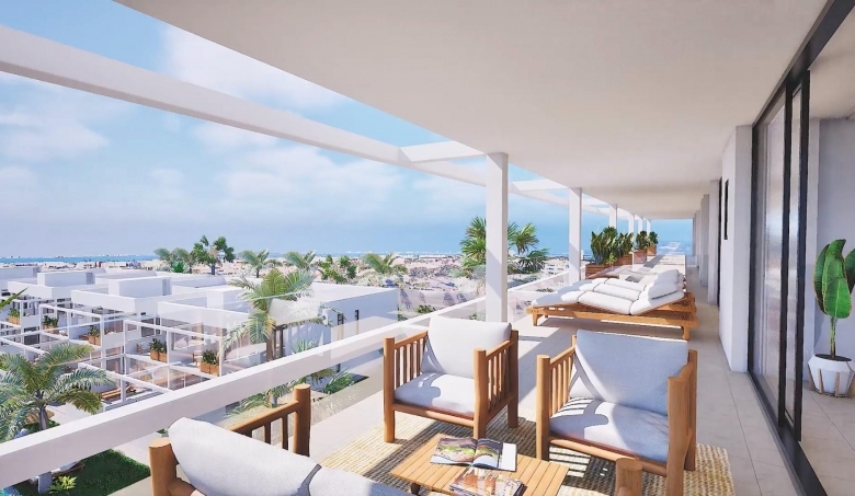 Apartamento de nueva construcción de 2 dormitorios a la venta en Mar de Cristal(Cartagena)