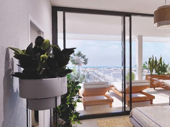 Apartamento de nueva construcción de 2 dormitorios a la venta en Mar de Cristal(Cartagena)