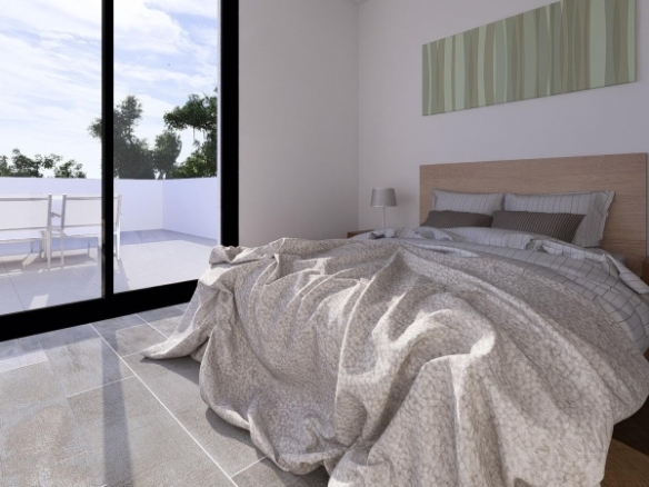 Villa pareada de 3 dormitorios con piscina privada a la venta en Daya Nueva(Alicante)