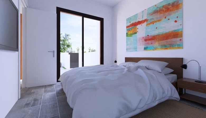 Villa pareada de 3 dormitorios con piscina privada a la venta en Daya Nueva(Alicante)