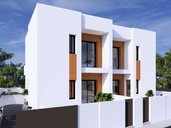 Villa pareada de 3 dormitorios con piscina privada a la venta en Daya Nueva(Alicante)