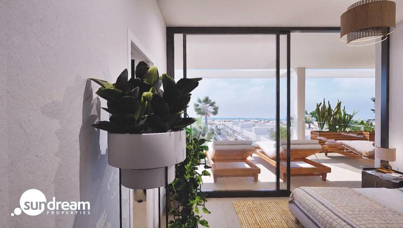 Apartamento moderno de 3 dormitorios en complejo residencial a la venta en Mar de Cristal(Cartagena)