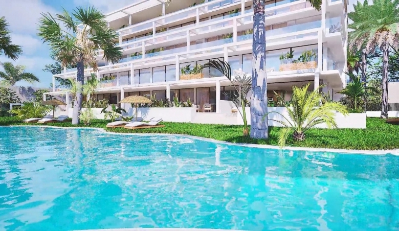 Apartamento moderno de 3 dormitorios en complejo residencial a la venta en Mar de Cristal(Cartagena)