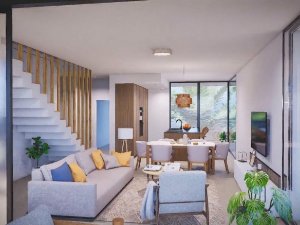 Apartamento moderno de 3 dormitorios en complejo residencial a la venta en Mar de Cristal(Cartagena)