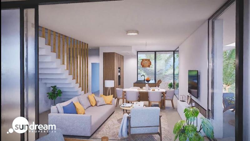 Apartamento moderno de 3 dormitorios en complejo residencial a la venta en Mar de Cristal(Cartagena)