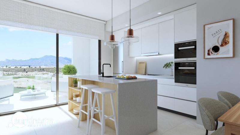 g_43635-6-1 Apartamento llave en mano de 2 dormitorios a la venta en el campo de Golf de Condado de Alhama