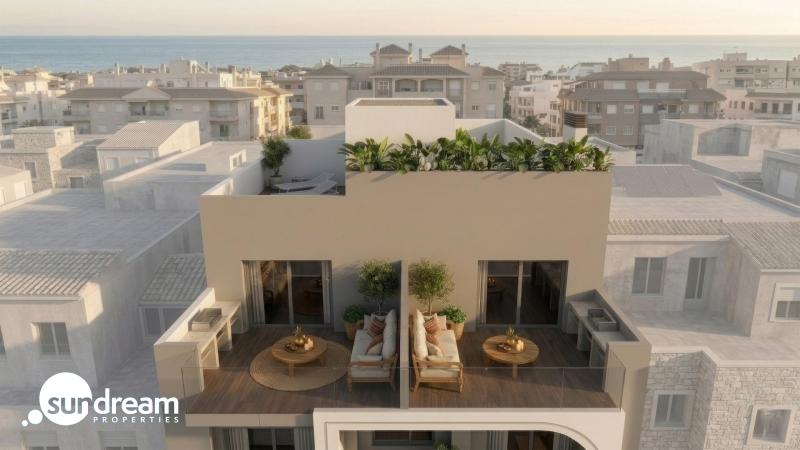 g_43671-28-12 Apartamento de planta baja con 2 dormitorios a 600 metros de la playa en Guardamar del Segura