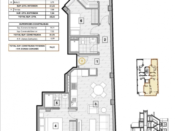 Apartamento de 3 dormitorios a escasos metros de la playa a la venta en Guardamar del Segura